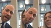Prince William gives Ulster student ideal excuse for being late.
