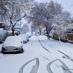 Sheffield has woken up to snow this morning.