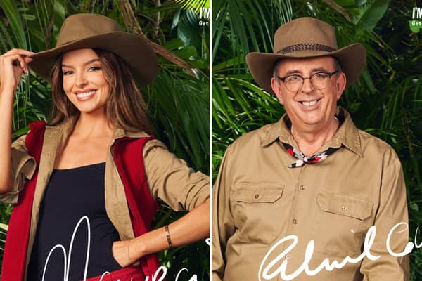 Maura Higgins (L) and Richard Coles (R) have joined I'm a Celeb 2024. Photo: ITV