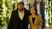 Tom Burke (L) and Holliday Grainger (R) in BBC's Strike.