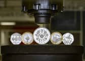 The five new designs include coins commemorating the Red Arrows, the modern railway and Queen Elizabeth The Queen Mother