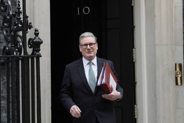 Prime Minister Sir Keir Starmer departs 10 Downing Street, London.