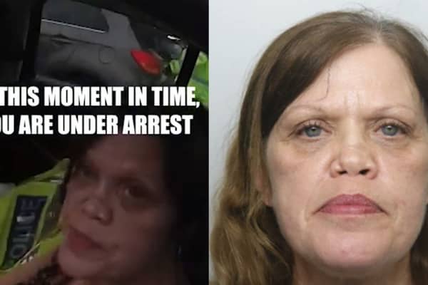 Police find 9kg of cocaine worth up to £750k in Linda Lawrence's car boot.