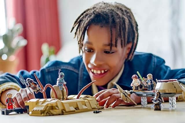 Interactive moving parts means the fun doesn't just stop at the end of the building process