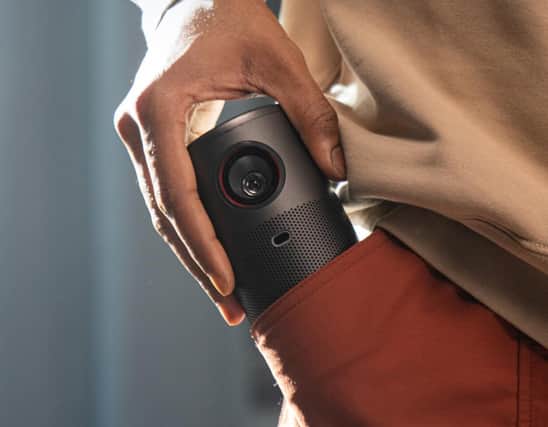 The Nebula Capsule Air is small enough to fit in a trouser pocket