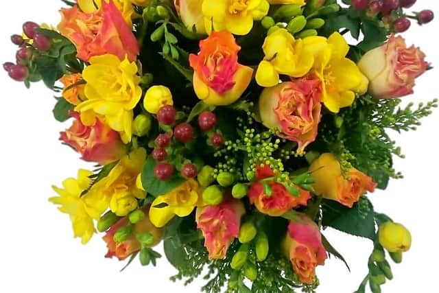 Brightly-coloured flowers are designed to make an impression