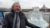 A statue has been unveiled as part of a campaign to highlight the issue of pensioner poverty this winter.