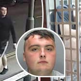 Video shows terrifying moment sex offender follows woman after night out before attempted rape