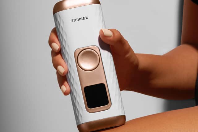 Keskine can remove hair from across the body