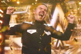 Will Burns gets the golden buzzer on Britain's Got Talent.