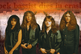 Metallica's watershed 1986 album Master of Puppets turns 39 today - but is still an album overshadowed by the tragic death of Cliff Burton (far right.)