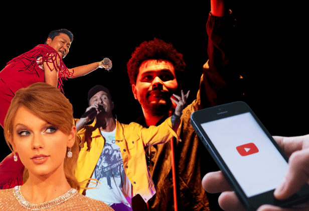 As The Weeknd joins the Billion Views Club on YouTube, what musicians are at the top of the list?