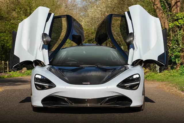Gullwing doors just add to the theatre