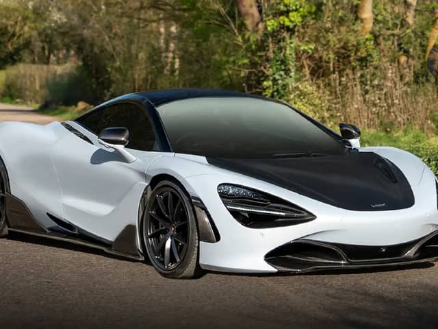 The McLaren 720s can sprint to 60mph in less than three seconds