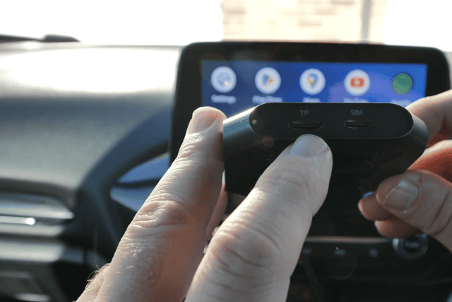 It needs a WiFi connection, which can either be from a smartphone hotspot, or from a sim card