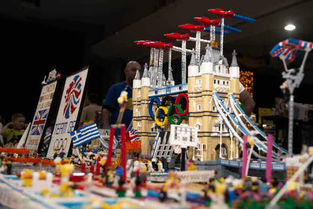Dave Draper's LEGO replica of the London 2012 Olympic stadium.