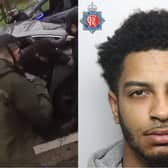 Armed police arrest man who threw acid in boy’s face.