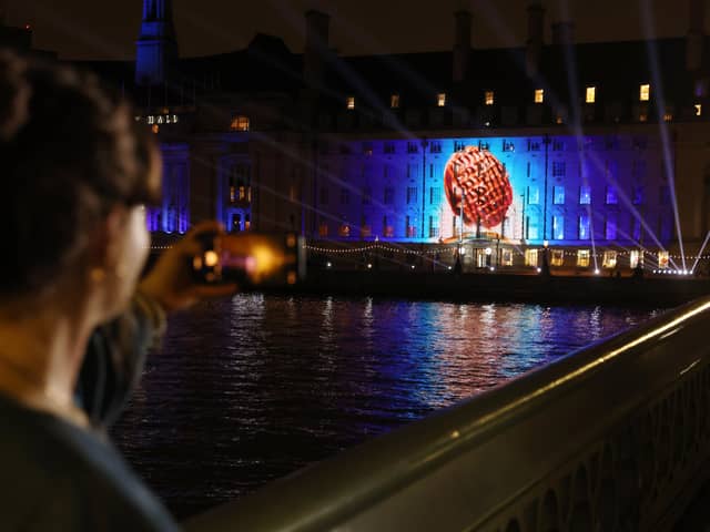 McVities lit up a series of London landmarks
