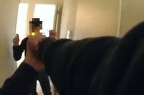 Police raid drugs gang’s caravan.
