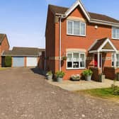 The property occupies a spacious plot