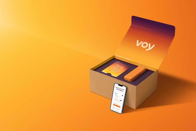 Enter your email address on the Voy website to get 20% off