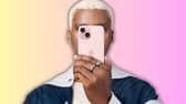 The iPhone 15 remains one of the UK’s most searched smartphones, pictured here in pink with its sleek, modern design