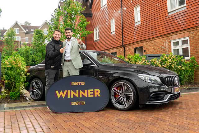 The total value of the two prizes is close to £850,000
