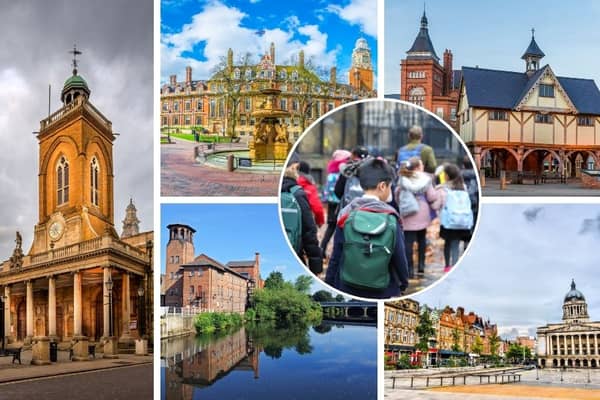 How many children got accepted into their parents' first choice of primary school varied across the East Midlands' council areas