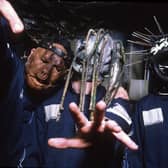 Could the cryptic clues that Slipknot have left with their new website mean an extended re-issue of their self-titled debut?