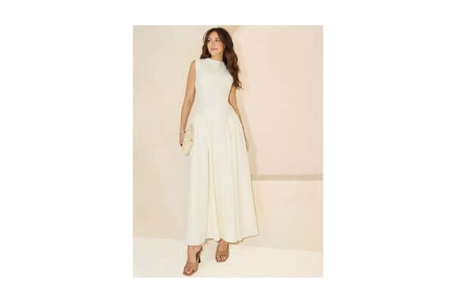 Very Pleated Corset Sleeveless Dress
