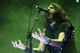 Robb Flynn from Machine Head; the band are day two's headline act as Bloodstock 2025 continues over the weekend.