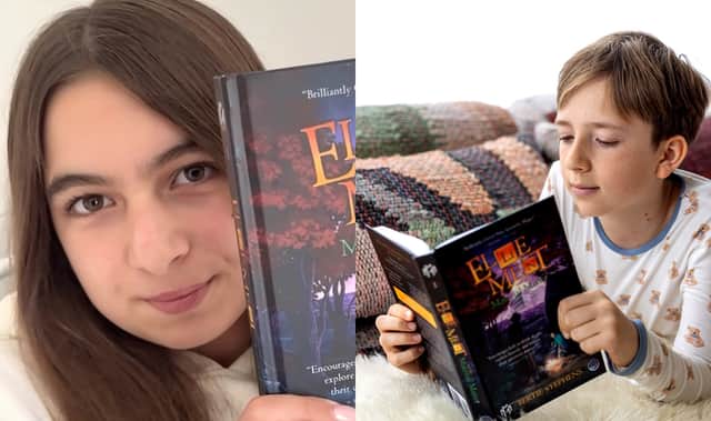 Georgina and Lucas were inspired to explore science after reading the novel