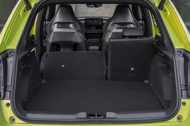 Rear seat space is a bit tight, but the boot's not bad