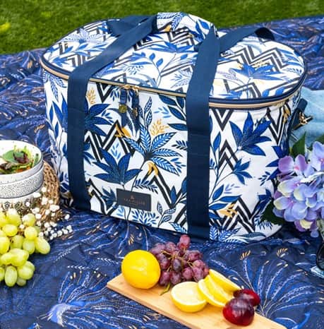 Sara Miller London Botanic Chevron Family Cool Bag
