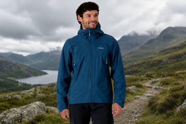 Rab's new lightweight waterproof is a superb top layer for outdoor adventures