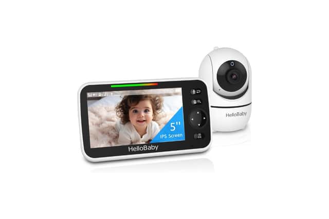 The HelloBaby HB6550 baby monitor includes night vision, two-way talk and a 30-hour battery mode.