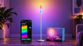 The Lepro O1 AI Smart Floor Lamp can display 16 million colours and react to music using its built-in microphone