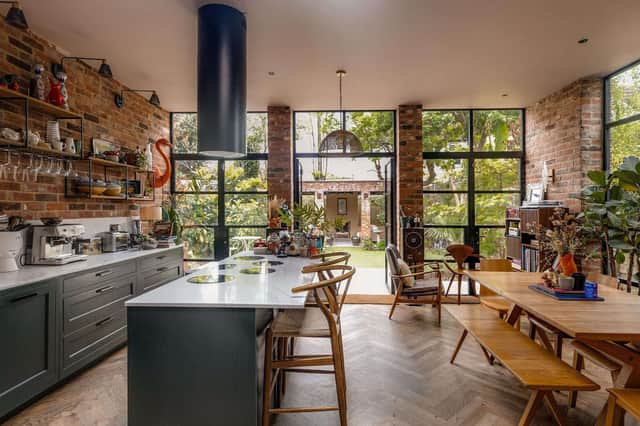 The furnishings come with the property - and they're seriously high-end