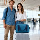 FIORETTO 20L Ryanair-friendly cabin bag in peacock blue.