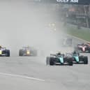 Mercedes driver Kimi Antonelli of Italy is in pole position to win the 2026 Formula 1 Drivers’ Championship