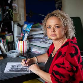Rowena Roberts, a Bourne-based artist, turned her love of paper cut art into a side hustle