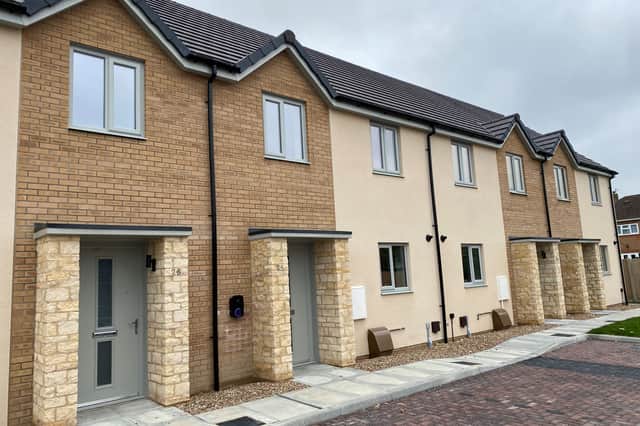 Modern council housing in North Hykeham
