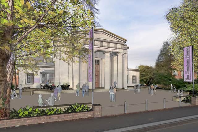 An artist's impression of how the completed Session House will look.