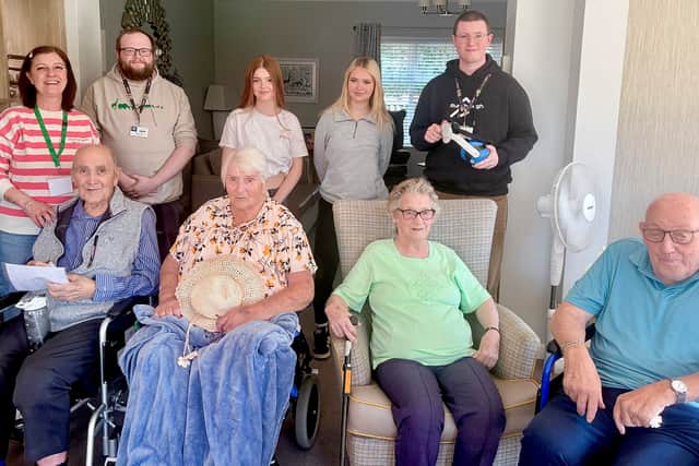 Residents and guests at Elmwood House Care Home