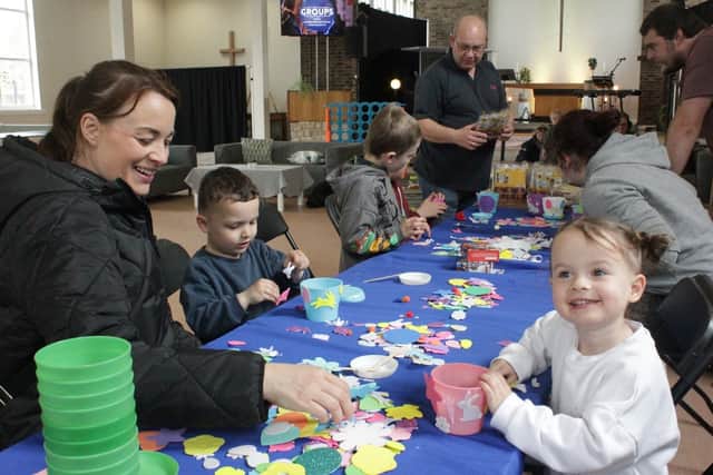 LHP hosted its own activity stall inside St Mark's Church