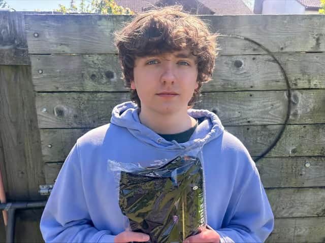Tom Chalmers, 17, from Thurlby, near Bourne, founder of Help4Homeless, which delivers wellbeing packs to rough sleepers in Peterborough.
