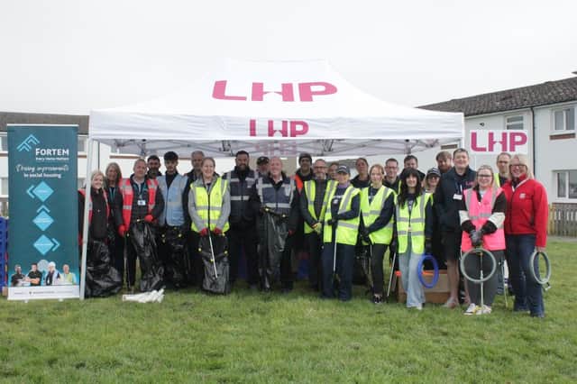 Over six tonnes of waste were cleared up as part of LHP's Community Action Day