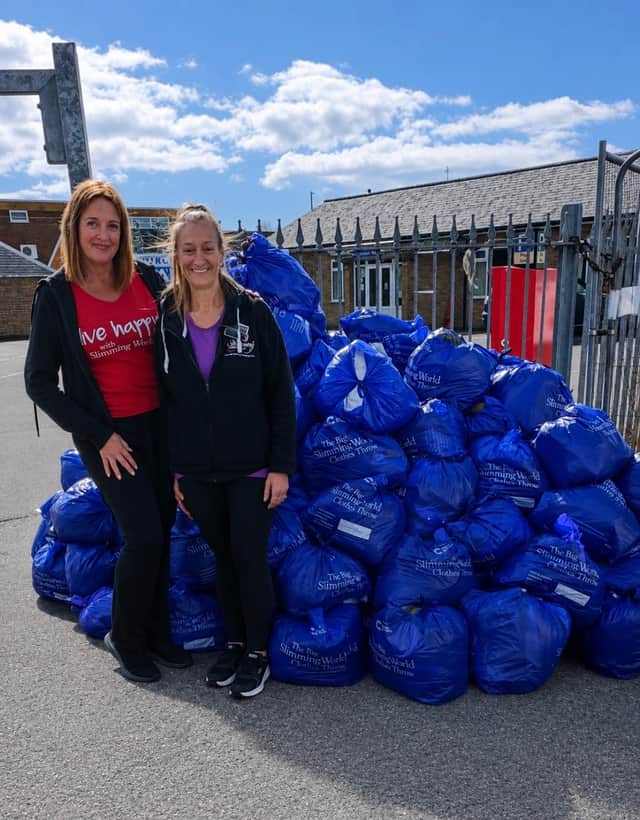 Local Slimming World consultants Jo & Flo feeling incredibly proud