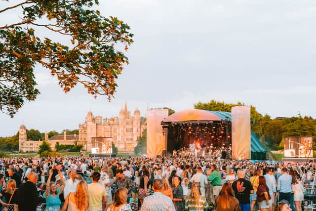 Burghley House partygoers at Classic Ibiza