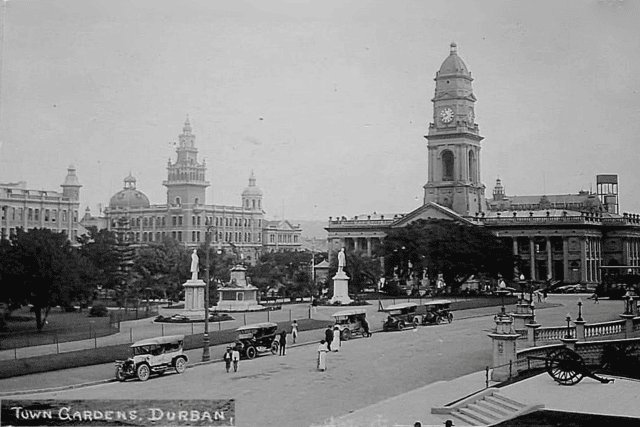 Durban Town Gardens, the municipal centre of the city, was designed by George Seymour.